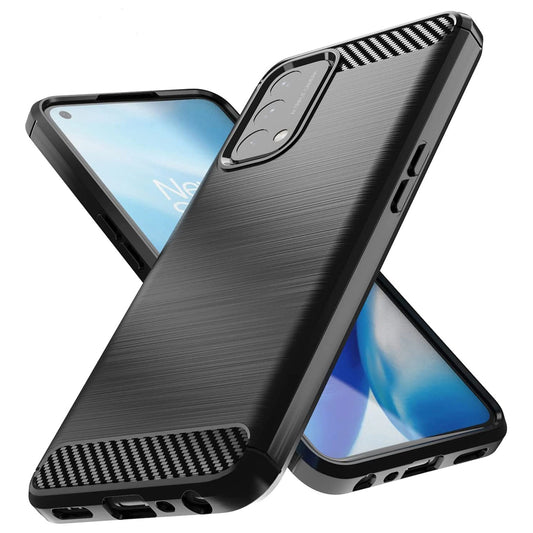 Carbon Case Flexible cover for OnePlus Nord N200 5G black_0