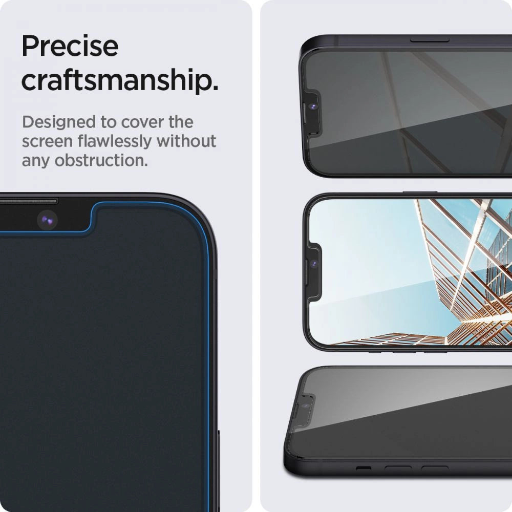 Spigen Glas.tR Slim Privacy Tempered Glass for iPhone 13 / 13 Pro / 14_1