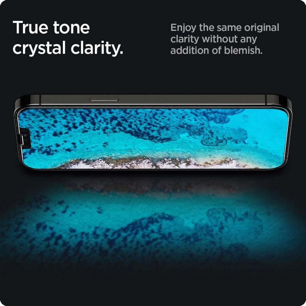 Spigen Glas.tR Slim Privacy Tempered Glass for iPhone 13 / 13 Pro / 14_3