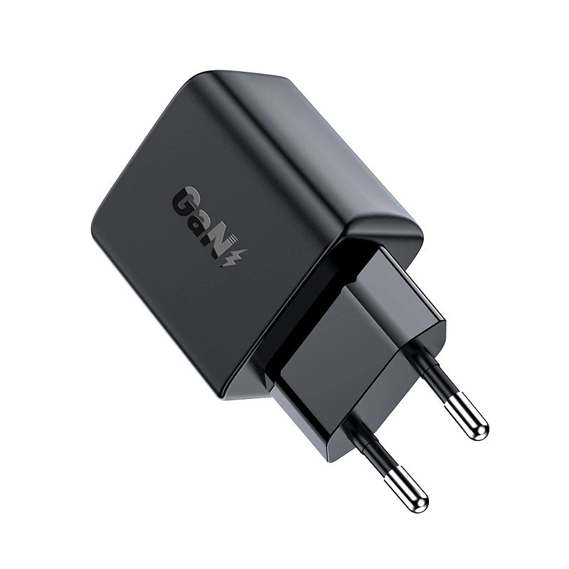 Acefast GaN USB Type-C 30W charger, PD, QC 3.0, AFC, FCP black (A21 black)_2