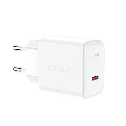 Acefast charger GaN USB Type C 30W, PD, QC 3.0, AFC, FCP white (A21 white)_0