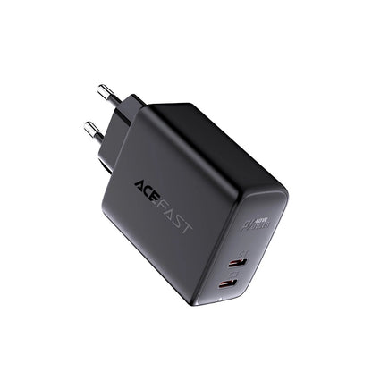 Acefast charger 2x USB Type C 40W, PPS, PD, QC 3.0, AFC, FCP black (A9 black)_1