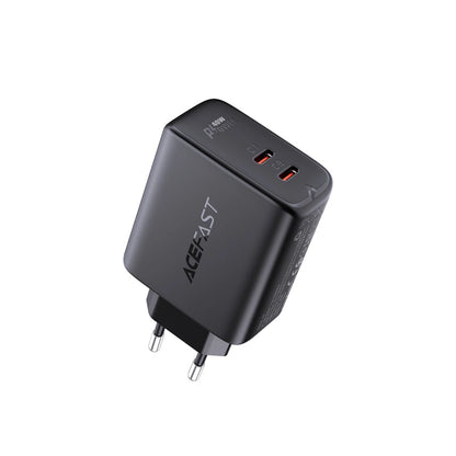 Acefast charger 2x USB Type C 40W, PPS, PD, QC 3.0, AFC, FCP black (A9 black)_2