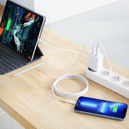 Acefast wall charger USB Type C / USB 20W, PPS, PD, QC 3.0, AFC, FCP white (A25 white)_10