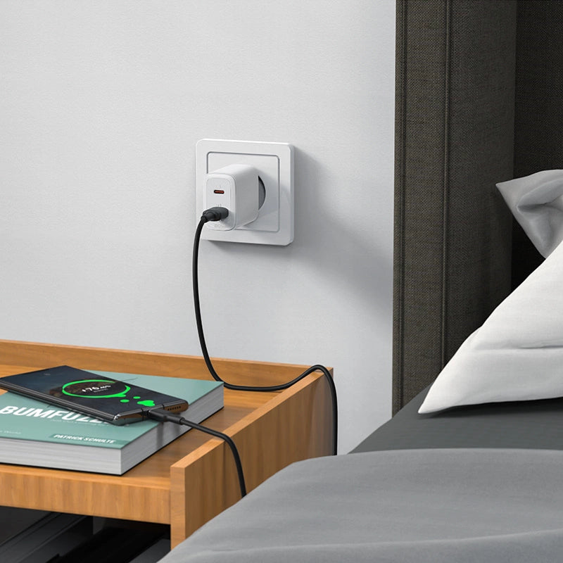 Acefast wall charger USB Type C / USB 20W, PPS, PD, QC 3.0, AFC, FCP white (A25 white)_7