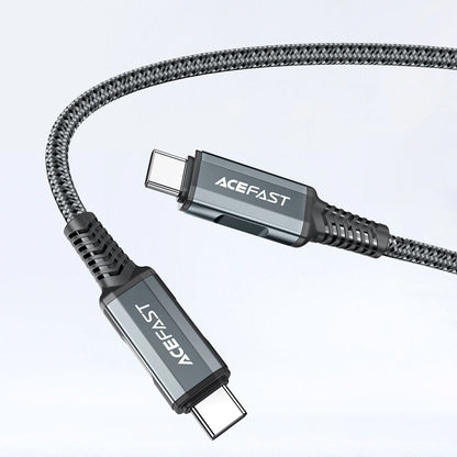 Acefast 2in1 charger GaN 65W USB Type C / USB, adapter adapter HDMI 4K @ 60Hz (set with cable) white (A17 white)_5