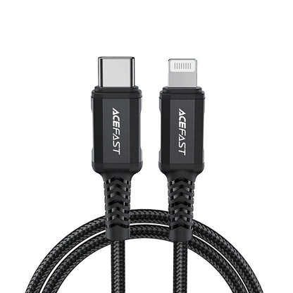 Acefast C4-01 Lightning - USB-C PD cable 30W 3A 480Mb/s 1.8m - black_0