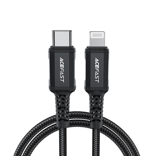 Acefast C4-01 Lightning - USB-C PD cable 30W 3A 480Mb/s 1.8m - black_0