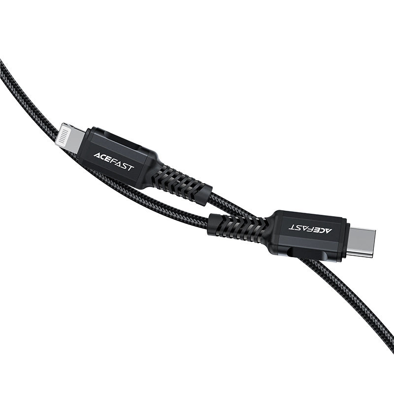 Acefast C4-01 Lightning - USB-C PD cable 30W 3A 480Mb/s 1.8m - black_1