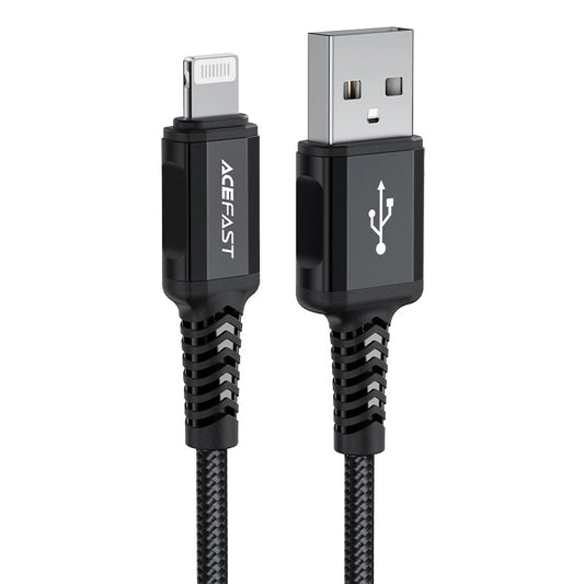 Acefast MFI USB - Lightning cable 1.8m, 2.4A black (C4-02 A Black)_0