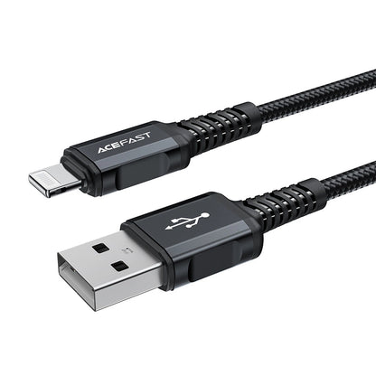 Acefast MFI USB - Lightning cable 1.8m, 2.4A black (C4-02 A Black)_1