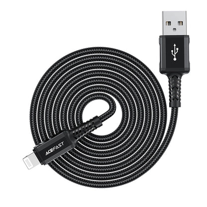 Acefast MFI USB - Lightning cable 1.8m, 2.4A black (C4-02 A Black)_8