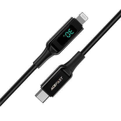 Acefast cable MFI USB Type C - Lightning 1.2m, 30W, 3A black (C6-01 Black)_2