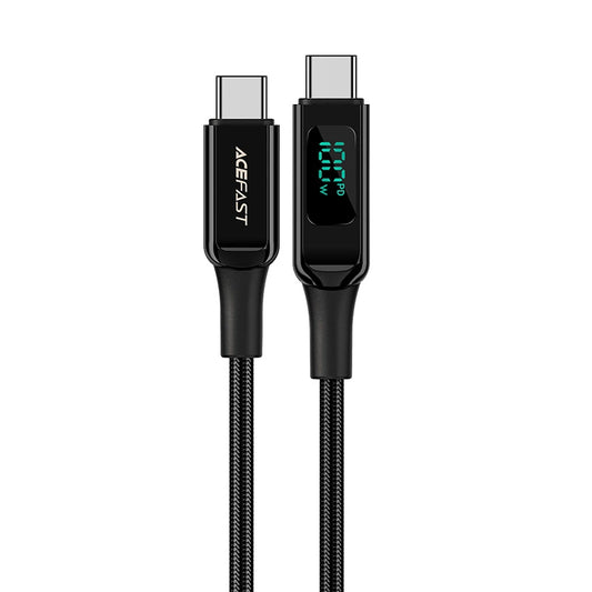 Acefast C6-03 Black USB-C - USB-C PD QC cable 100W 5A 480Mb/s 2m - black_0
