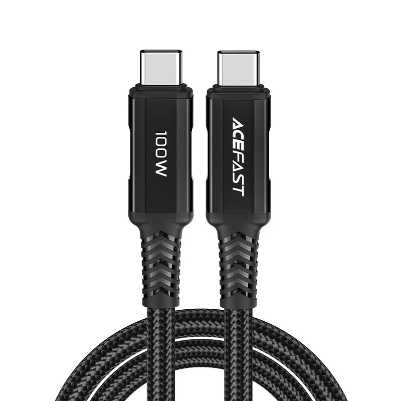 Acefast C4-03 Black USB-C - USB-C PD QC cable 100W 5A 480Mb/s 2m - black_0