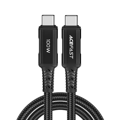 Acefast C4-03 Black USB-C - USB-C PD QC cable 100W 5A 480Mb/s 2m - black_0