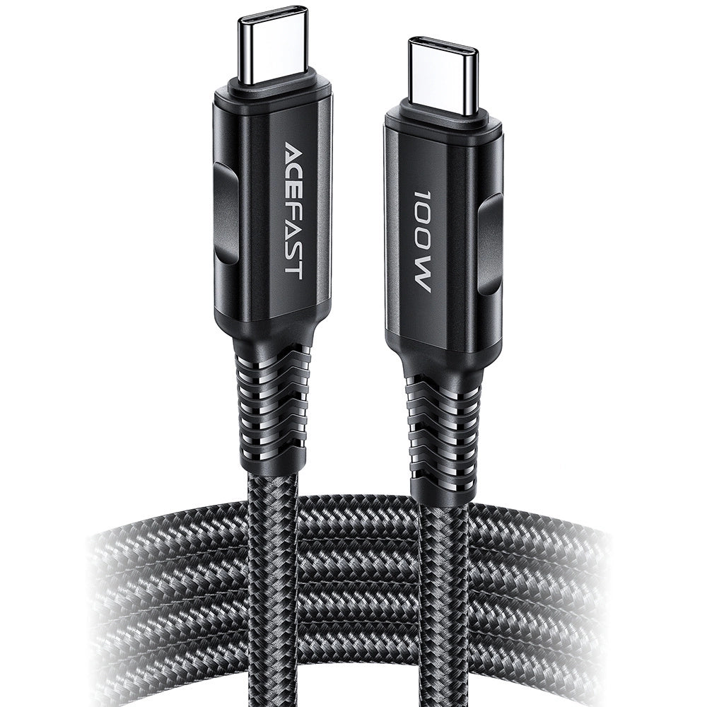 Acefast C4-03 Black USB-C - USB-C PD QC cable 100W 5A 480Mb/s 2m - black_5