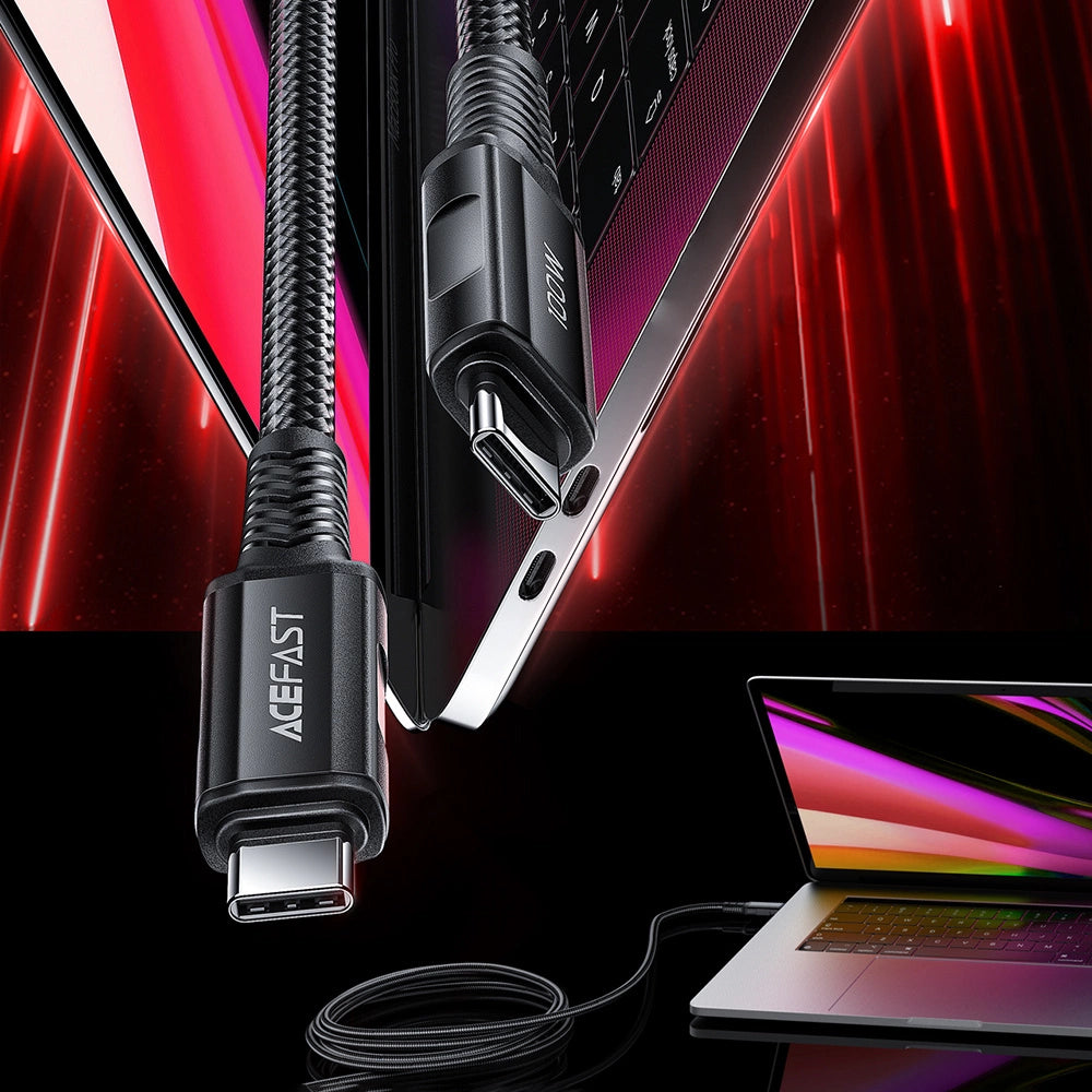 Acefast C4-03 Black USB-C - USB-C PD QC cable 100W 5A 480Mb/s 2m - black_6