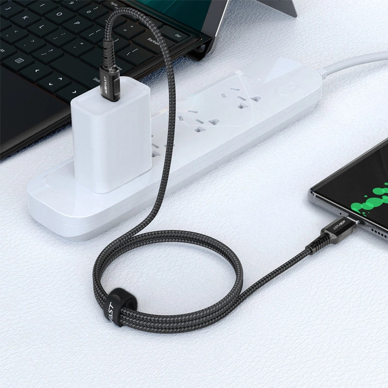 Acefast C1-03 USB-C - USB-C PD QC cable 60W 3A 480Mb/s 1.2m - black_3