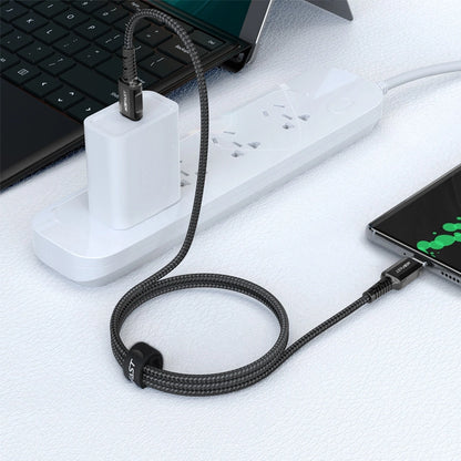 Acefast C1-03 USB-C - USB-C PD QC cable 60W 3A 480Mb/s 1.2m - black_3