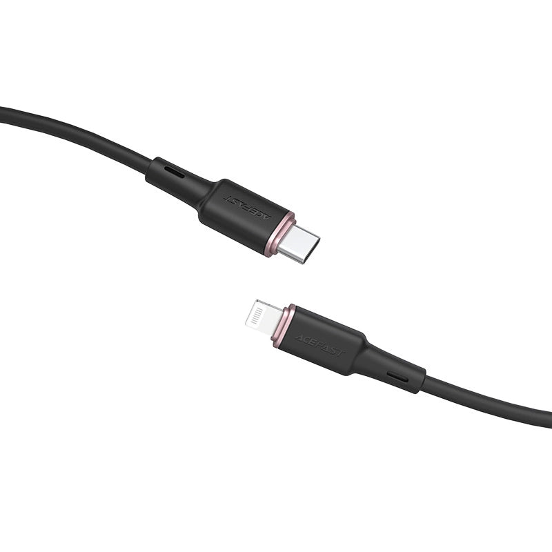 Acefast cable MFI USB Type C - Lightning 1.2m, 30W, 3A black (C2-01 black)_1
