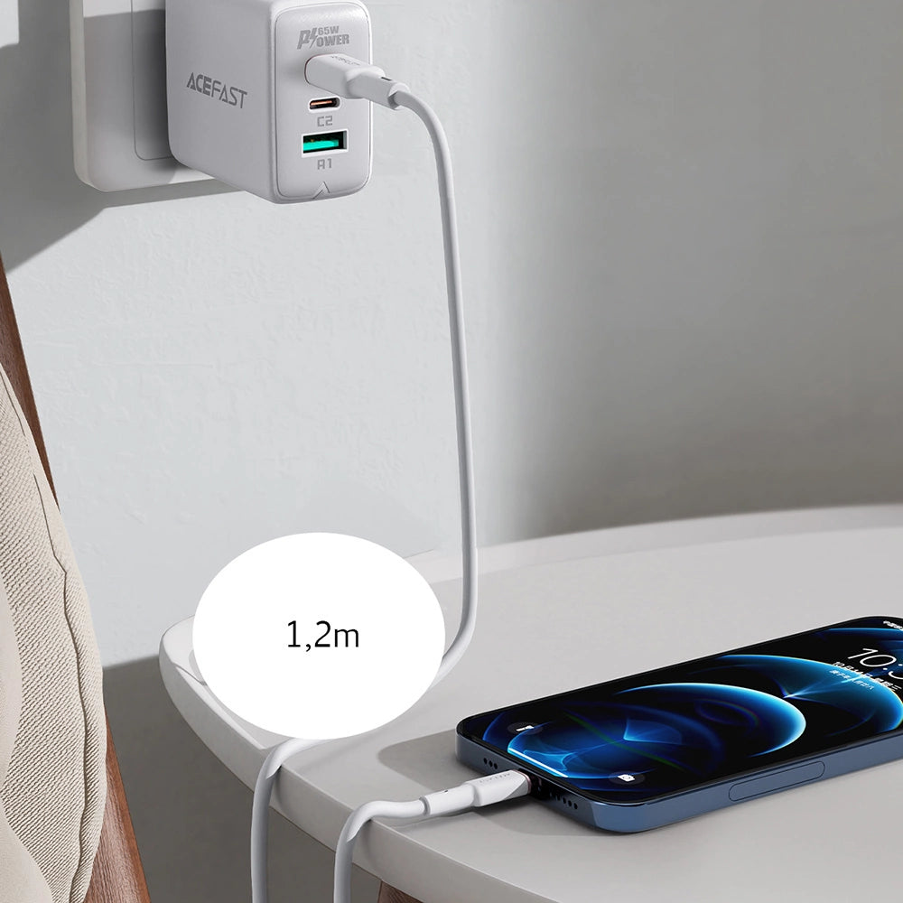 Acefast cable MFI USB Type C - Lightning 1.2m, 30W, 3A black (C2-01 black)_12