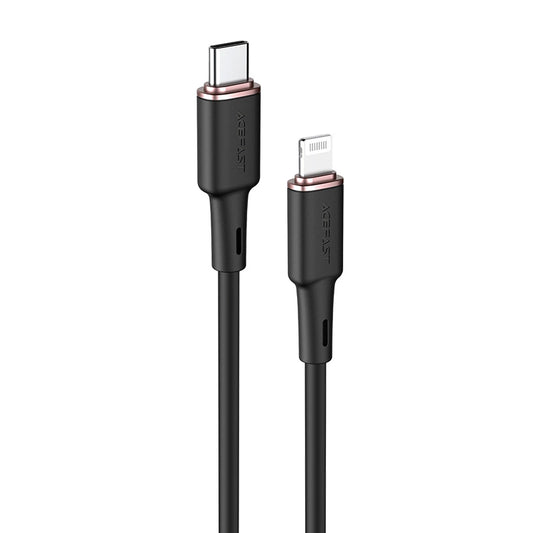 Acefast cable MFI USB Type C - Lightning 1.2m, 30W, 3A black (C2-01 black)_0