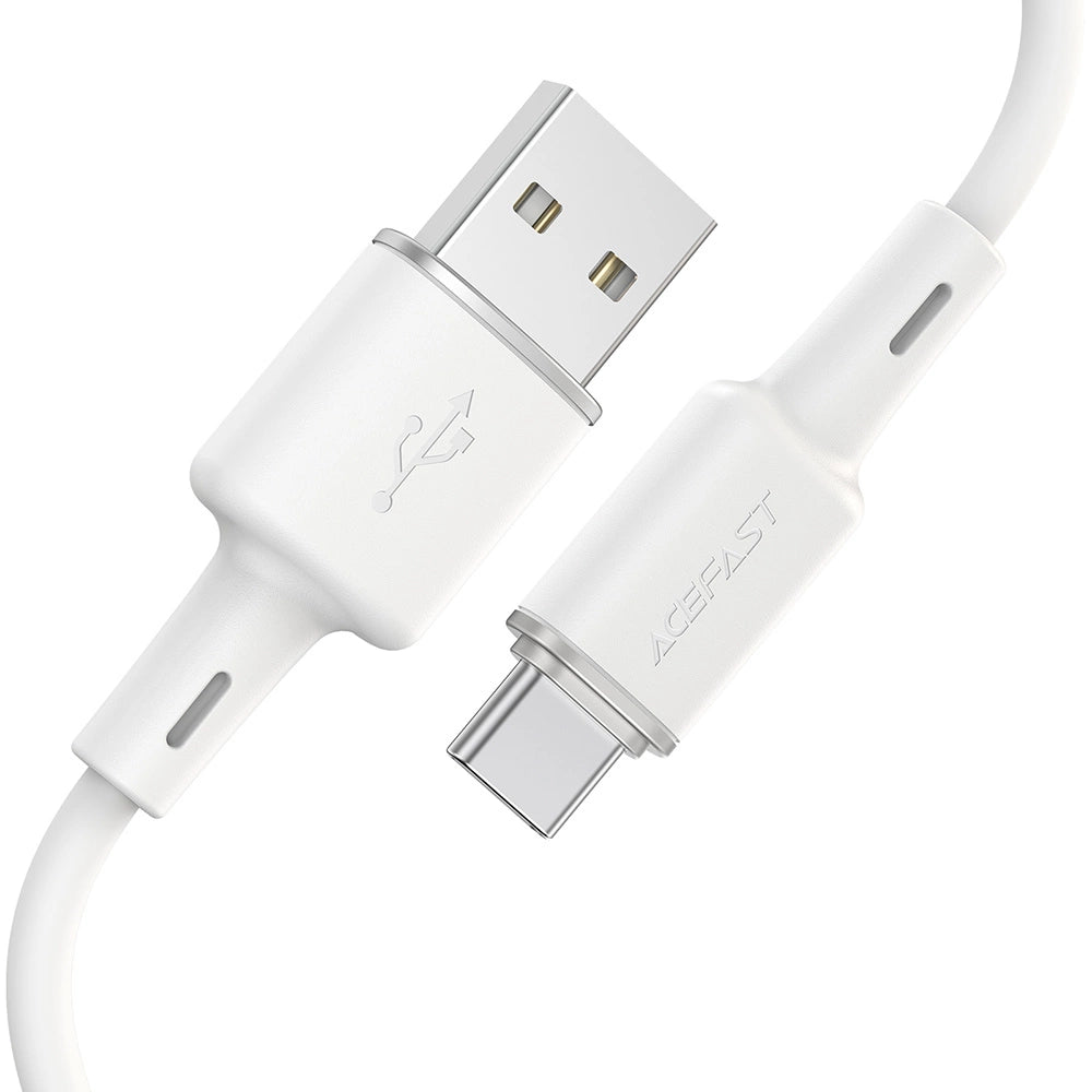 Acefast USB cable - USB Type C 1.2m, 3A white (C2-04 white)_6