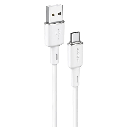 Acefast USB cable - USB Type C 1.2m, 3A white (C2-04 white)_0