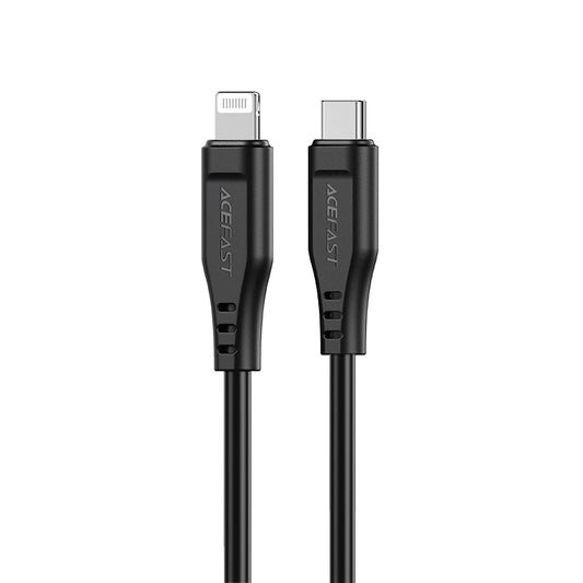 Acefast cable MFI USB Type C - Lightning 1.2m, 30W, 3A black (C3-01 black)_0