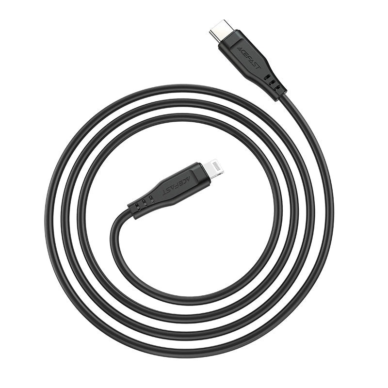 Acefast cable MFI USB Type C - Lightning 1.2m, 30W, 3A black (C3-01 black)_1