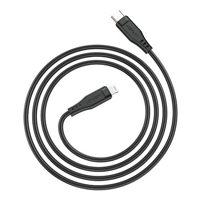 Acefast cable MFI USB Type C - Lightning 1.2m, 30W, 3A black (C3-01 black)_1
