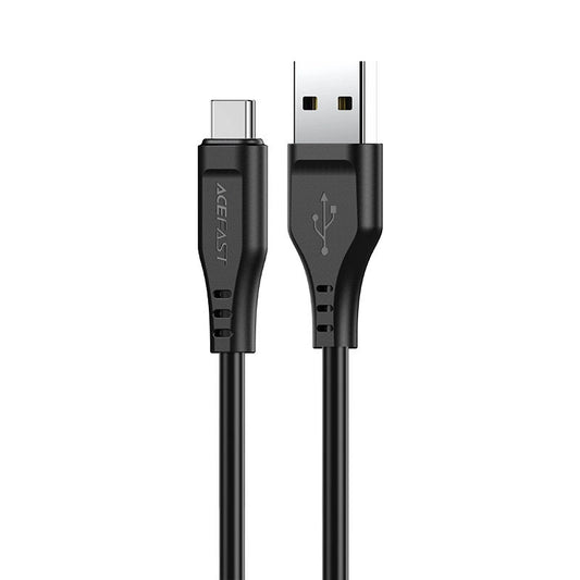 Acefast USB cable - USB Type C 1.2m, 3A black (C3-04 black)_0