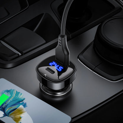 Acefast car charger 66W USB Type C / USB, PPS, Power Delivery, Quick Charge 4.0, AFC, FCP black (B4 black)_10