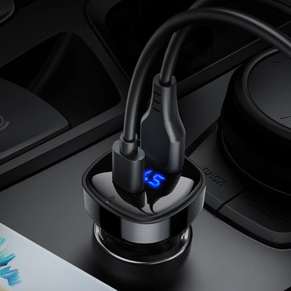 Acefast car charger 66W USB Type C / USB, PPS, Power Delivery, Quick Charge 4.0, AFC, FCP black (B4 black)_14