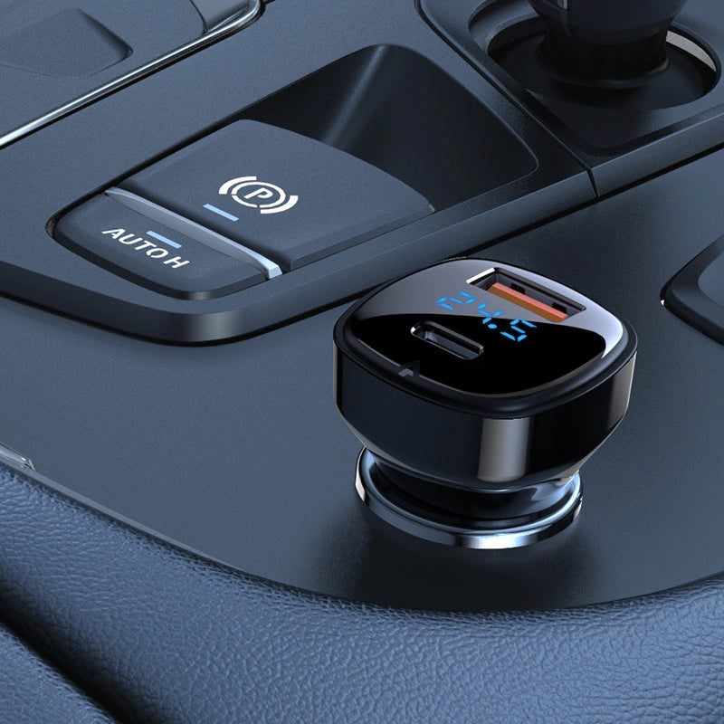 Acefast car charger 66W USB Type C / USB, PPS, Power Delivery, Quick Charge 4.0, AFC, FCP black (B4 black)_3