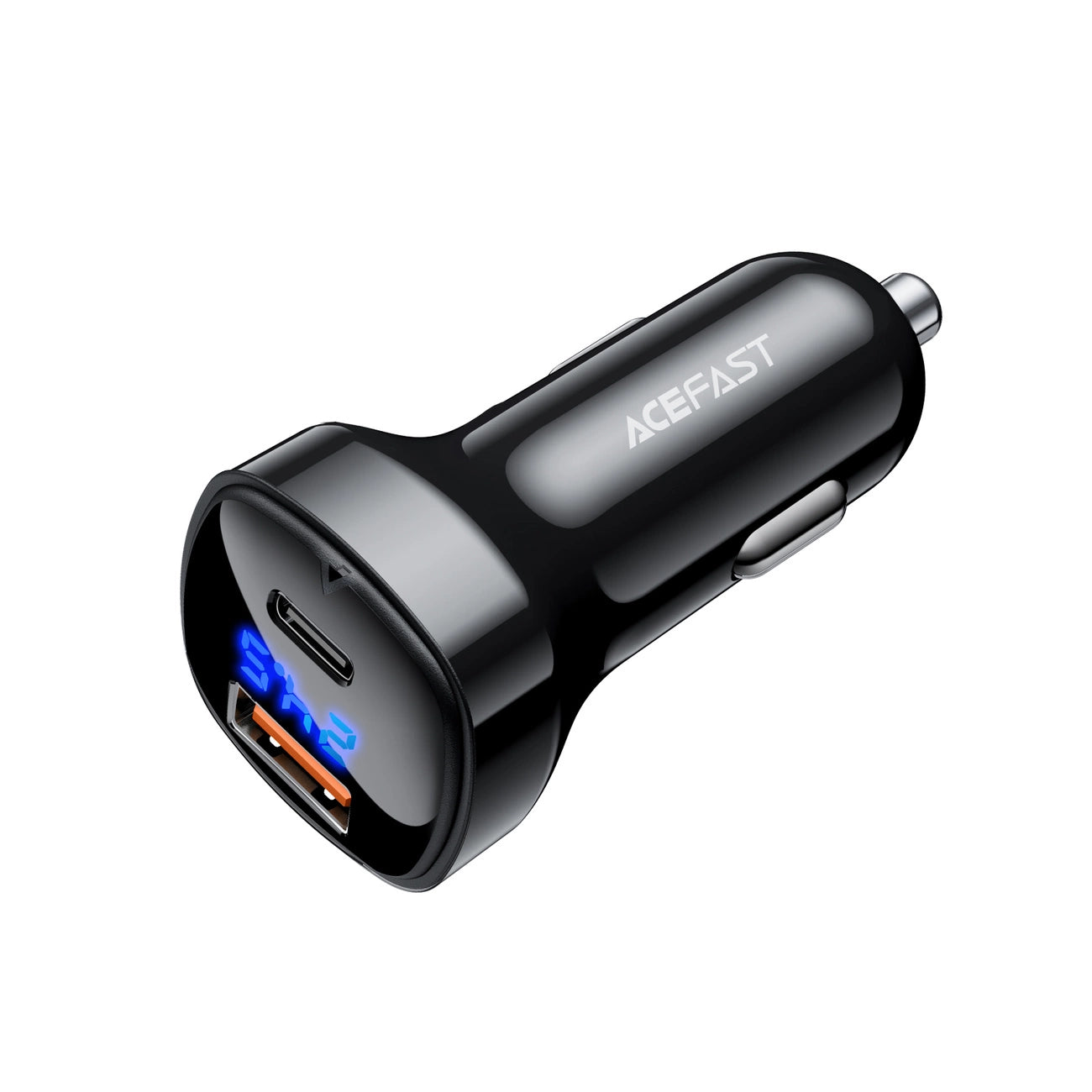 Acefast car charger 66W USB Type C / USB, PPS, Power Delivery, Quick Charge 4.0, AFC, FCP black (B4 black)_6