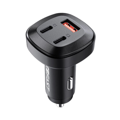 Acefast car charger 66W 2x USB Type C / USB, PPS, Power Delivery, Quick Charge 4.0, AFC, FCP, SCP black (B3 black)_0
