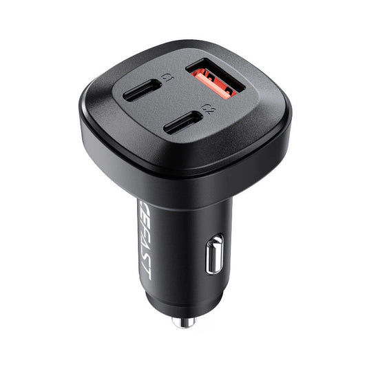 Acefast car charger 66W 2x USB Type C / USB, PPS, Power Delivery, Quick Charge 4.0, AFC, FCP, SCP black (B3 black)_0
