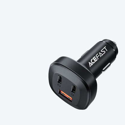 Acefast car charger 66W 2x USB Type C / USB, PPS, Power Delivery, Quick Charge 4.0, AFC, FCP, SCP black (B3 black)_11