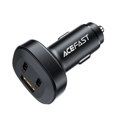 Acefast car charger 66W 2x USB Type C / USB, PPS, Power Delivery, Quick Charge 4.0, AFC, FCP, SCP black (B3 black)_13