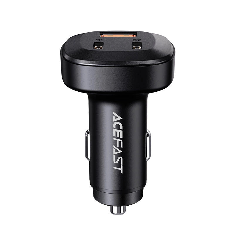 Acefast car charger 66W 2x USB Type C / USB, PPS, Power Delivery, Quick Charge 4.0, AFC, FCP, SCP black (B3 black)_1