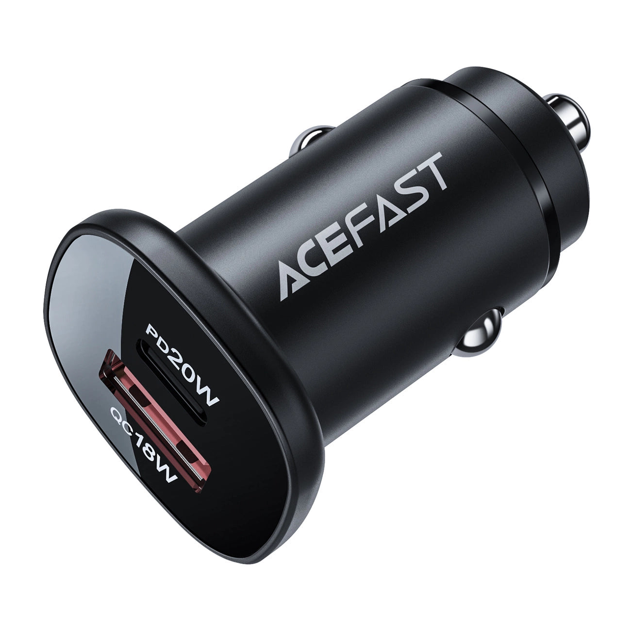 Acefast car charger 38W USB Type C / USB, PPS, Power Delivery, Quick Charge 3.0, AFC, FCP black (B1 black)_11