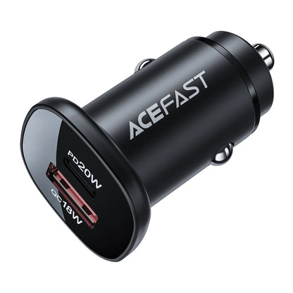 Acefast car charger 38W USB Type C / USB, PPS, Power Delivery, Quick Charge 3.0, AFC, FCP black (B1 black)_11