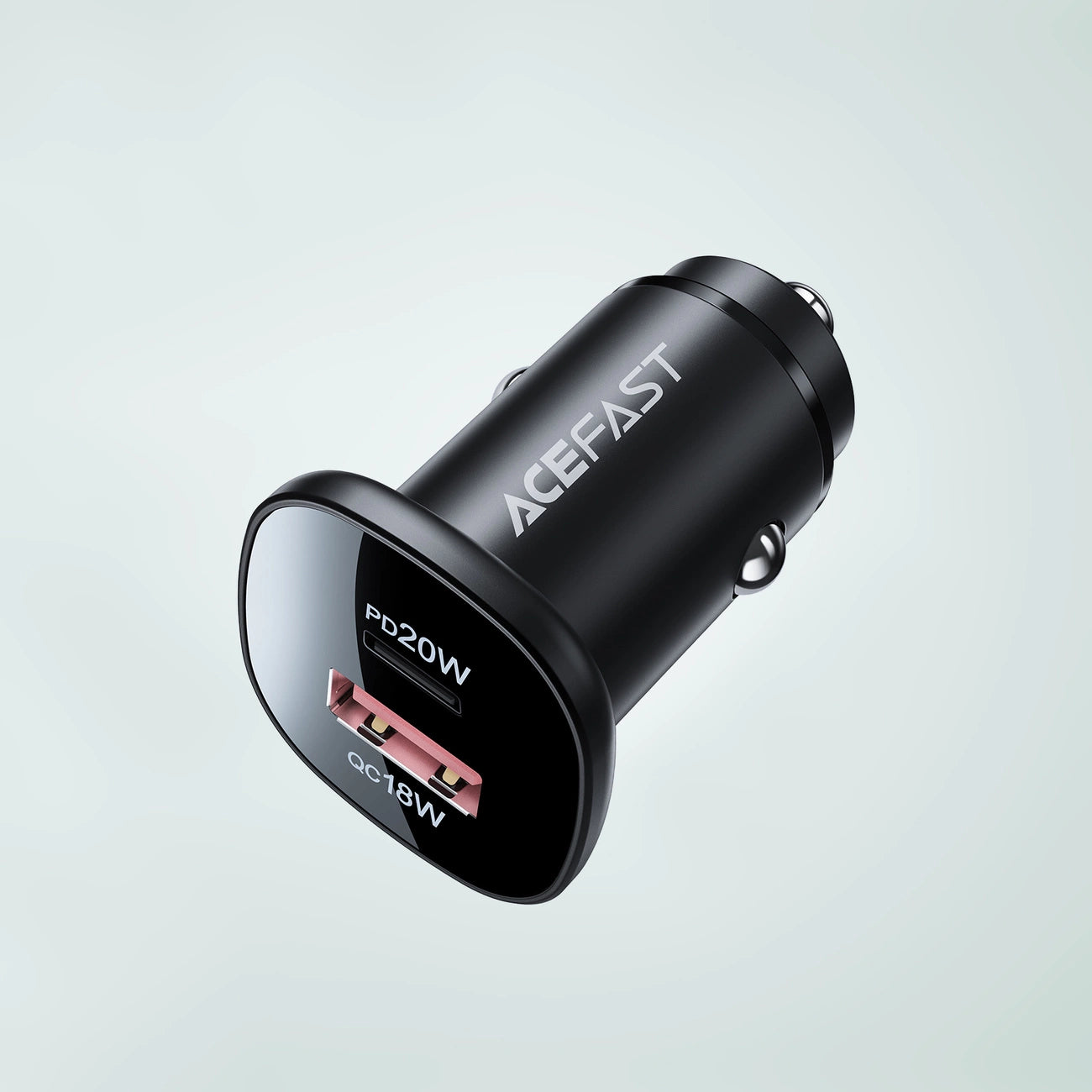 Acefast car charger 38W USB Type C / USB, PPS, Power Delivery, Quick Charge 3.0, AFC, FCP black (B1 black)_12