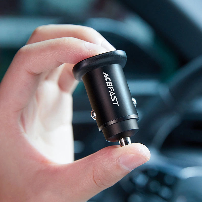 Acefast car charger 38W USB Type C / USB, PPS, Power Delivery, Quick Charge 3.0, AFC, FCP black (B1 black)_5