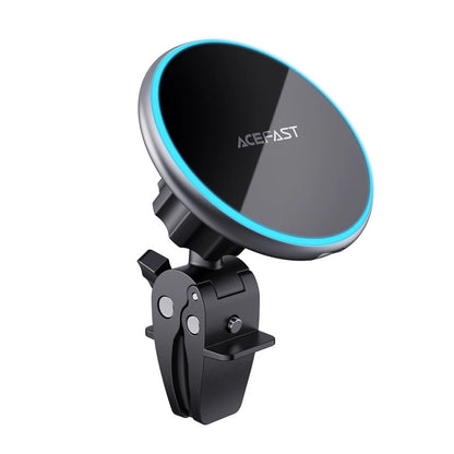 Acefast Qi 15W wireless car charger, magnetic phone holder for air vent, black (D3 black)_0