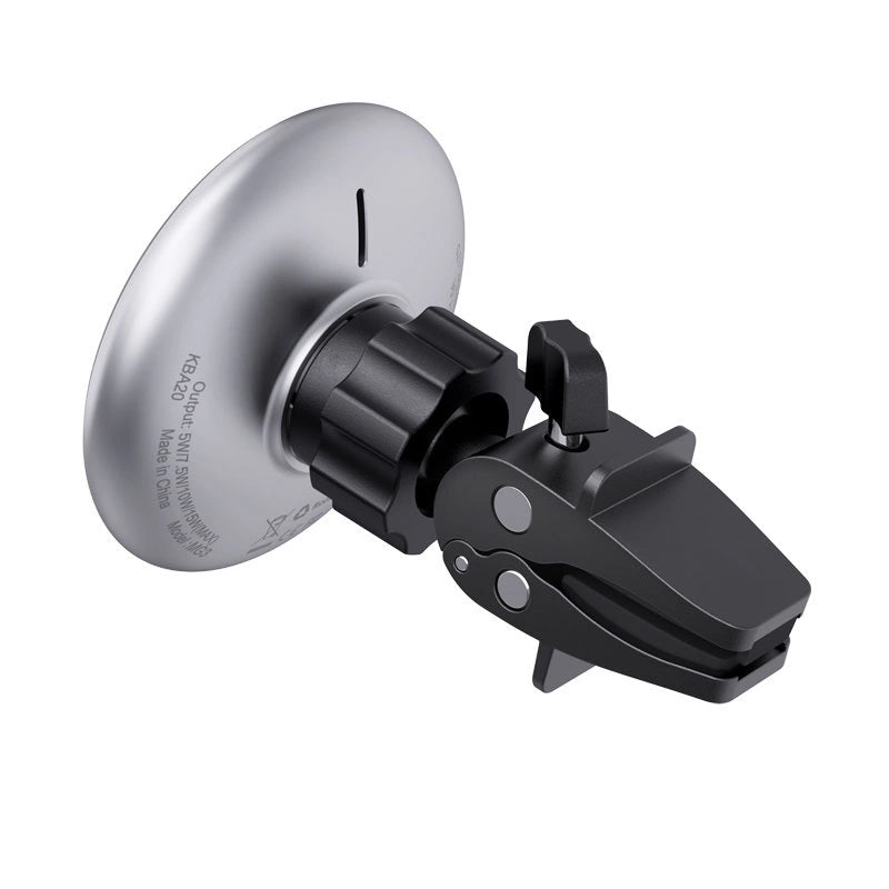 Acefast Qi 15W wireless car charger, magnetic phone holder for air vent, black (D3 black)_3