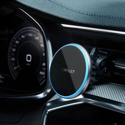 Acefast Qi 15W wireless car charger, magnetic phone holder for air vent, black (D3 black)_7