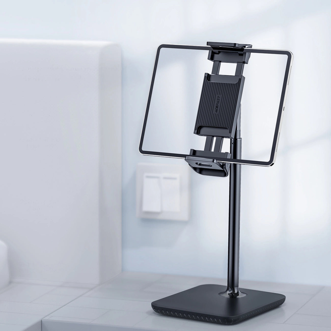 Acefast telescopic phone and tablet holder (135-230mm wide) for the desk 360 ° black (E4 black)_15